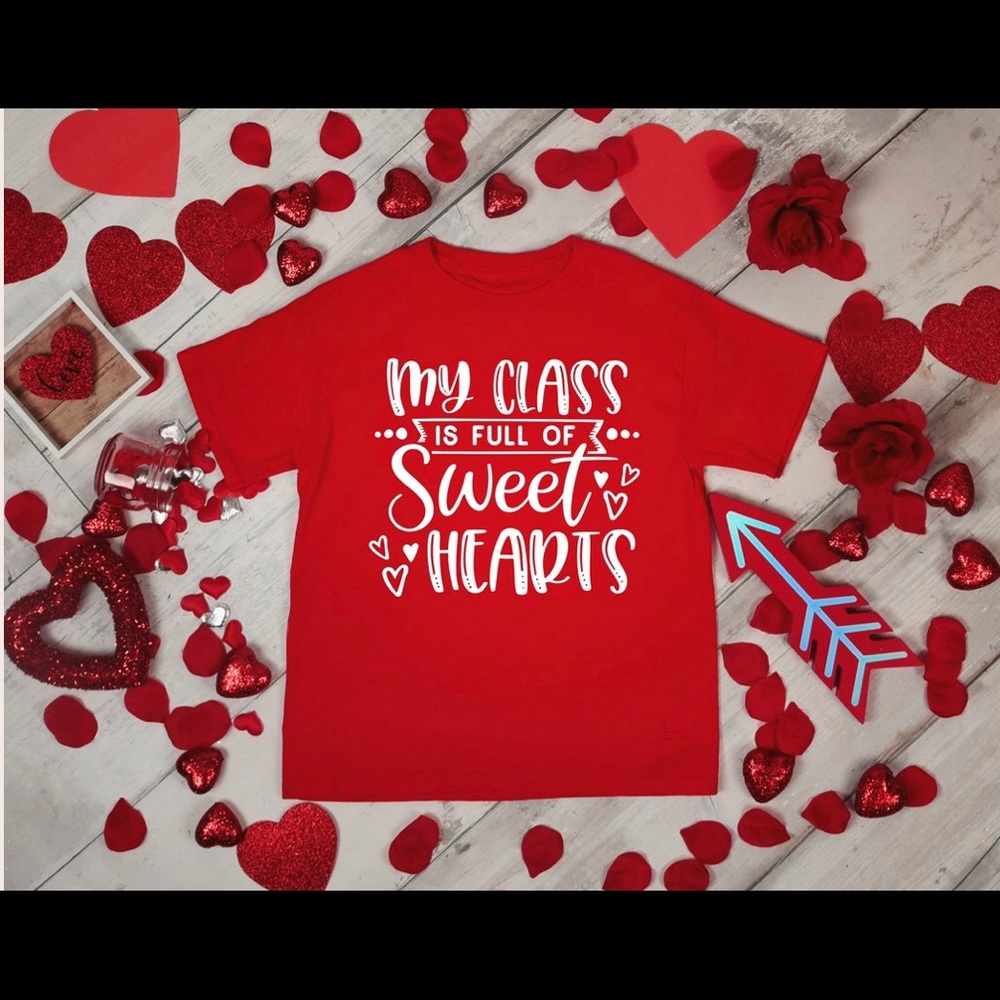 Valentine’s Day Teacher Graphic Tee